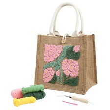 Punch Needle Tote Bag Kit for Adults Beginner - DIY Punch Needle Embroidery T...