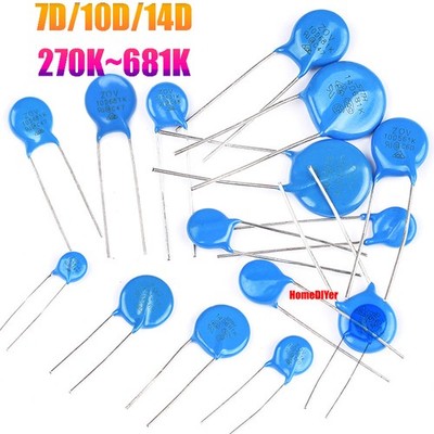 Metall Varistoren 7D /10D /14D Varistors 270K/391K/431K/471K/561K/681K 27V~680V
