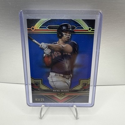 2024 TOPPS TRIPLE THREADS SAPPHIRE #131 RAFAEL DEVERS BOSTON RED SOX GIants /25