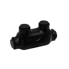 MAKERELE 1-Pack insulated inline splice connector 2 gauge wire Black