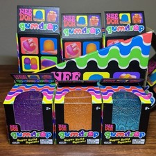 Nee Doh Gumdrop Blue Purple Orange Lot of 3