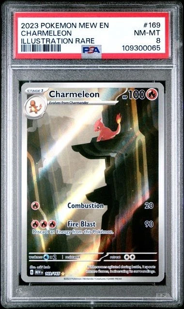 2023 Charmeleon Full Art IR 169/165 PSA 8 GTC0065 TCGG
