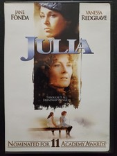 Julia DVD w/ Insert Jane Fonda, Vanessa Redgrave, Jason Robards 1977 R1 OOP