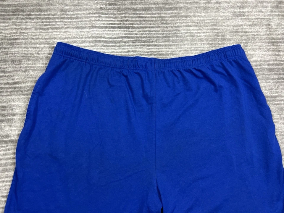 Haband Shorts Mens XX Blue Pull On Elastic Waist Cotton Blend - Image 2 of 4