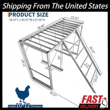 Metal Chicken Coop Perches and Roosting Bars, Swing and Ladder Accessories NEW