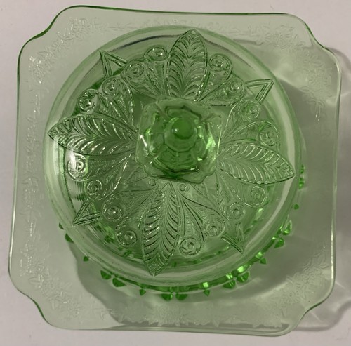 Adam Green Butter and Lid Jeannette Glass Company RARE G5 - Picture 9 of 14