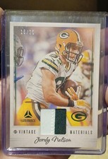 2023 Panini Luminance - Vintage Materials Jordy Nelson #VM-2 Prime Green /25 