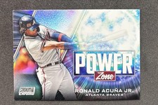 2020 Topps Stadium Club Chrome - Power Zone Ronald Acuña Jr. #PZ-7 Refractor