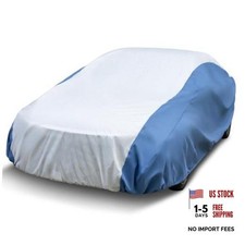 HYVEK Car Cover for Sedan up to 228", Waterproof Sedan C6 206"-228" White/Blue