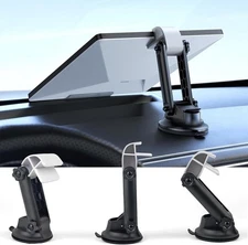 Starlink Mini Dash Mount for Car Dashboard – Angle-Adjustable Suction Cup Moun