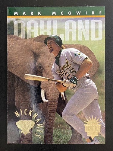 Mark McGwire 1994 Triple Play Baseball Spitznamen Oakland Athletics #7