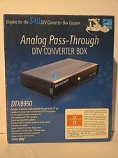 DTX9950 Digital Stream Analog Pass-Through DTV Converter Box NIB NEW Free Ship