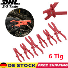 6 tlg Schlauchklemmen Zangen Abklemmzange Schlauch Abklemmen Klemmzange Rot