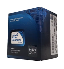 NEW Intel Pentium E6600 3.06GHz Dual-Core LGA775 SLGUG Desktop CPU BX80571E6600