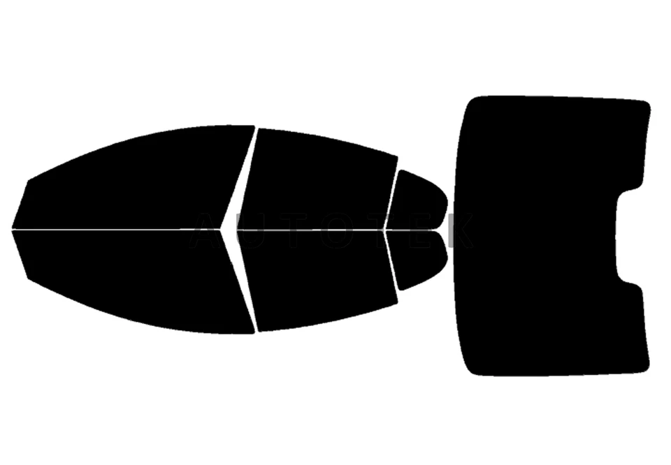 Пленка PreCut для всех сторон + заднего стекла любой оттенок % для Volvo S60 2011-2018 - Изображение 3 из 4