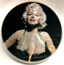 LIBERTY COIN SILVER K18 マリリンモンロー ペンダント 💲75 VTG