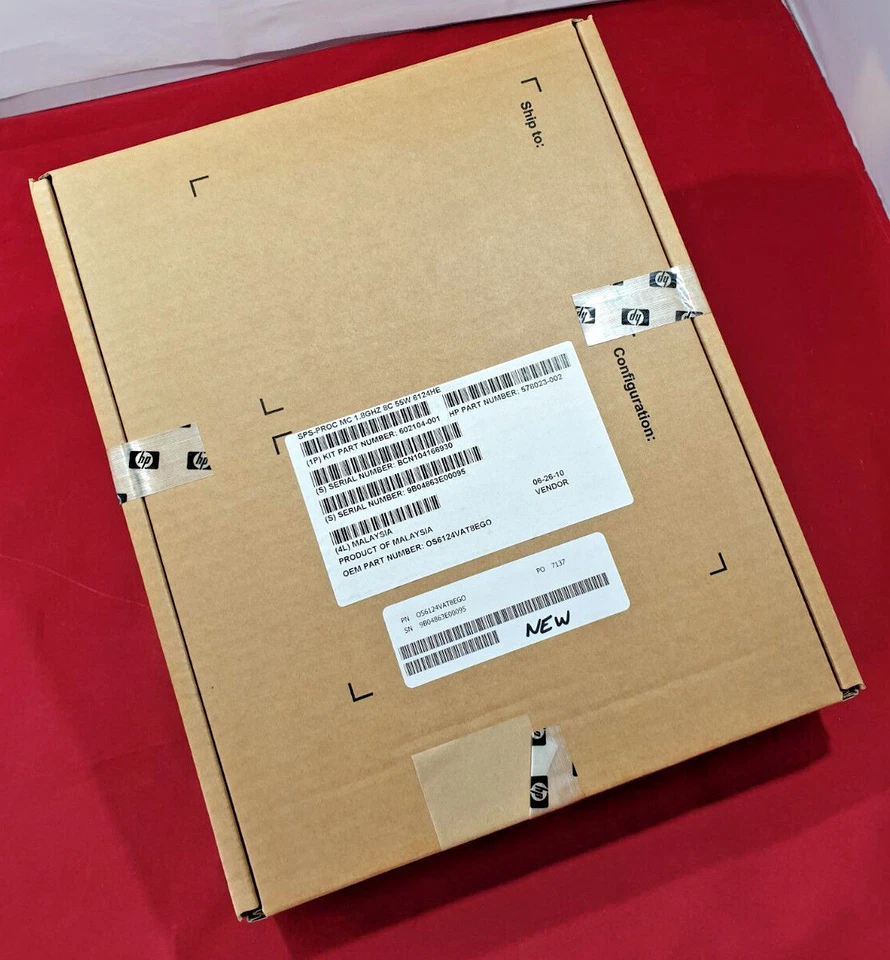 AMD Opteron 6124HE 8-Core 1.8GHz 6400MHz FSB 12MB L3 Cache Socket G34 602104-001 - Image 4 of 4