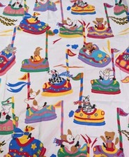 Fitted Bed Sheet-Twin With 1 Matching Pillow Case Animal Design ColorFul