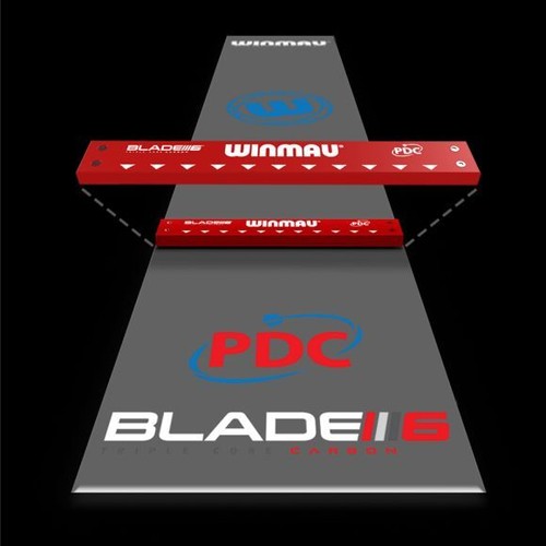 Winmau PDC Clearzone PVC Dart Mat with Integrated Oche - Picture 4 of 7