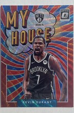 Kevin Durant 2021 Donruss Optic My House! Red Wave #5