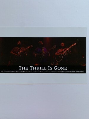 Concert Photos BB King River Queen Showplace Portland OR. August 9, 1998.