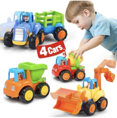 #ad Inertia Toy Early Educational Toddler Baby Toy Friction Powered Cars Push and... $18.99