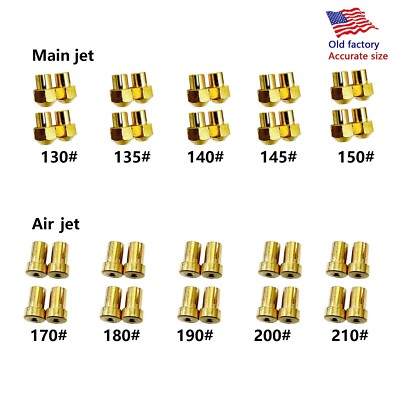 BAYWORD Weber Carb Jetting Kit - Main & Air Corrector Jets For DCOE/IDF 40/42/45/48/50