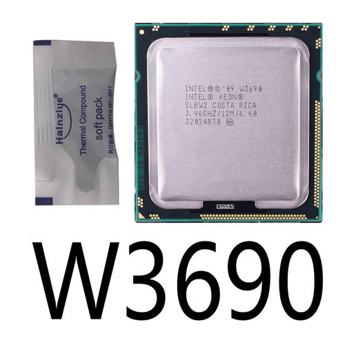 Intel Xeon W3690 3.4Ghz 6-Core 12M 6.40GT/s LGA1366 CPU Processor - Bild 1 von 1