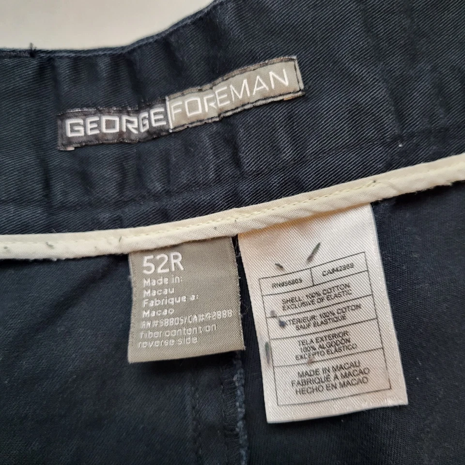 Pantalones Cortos George Foreman Para Hombre 52 R Azul Chino Z82 Foto 2 de 4