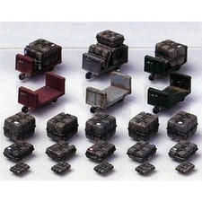 N Gauge Platform Trolleys and Luggage Kit