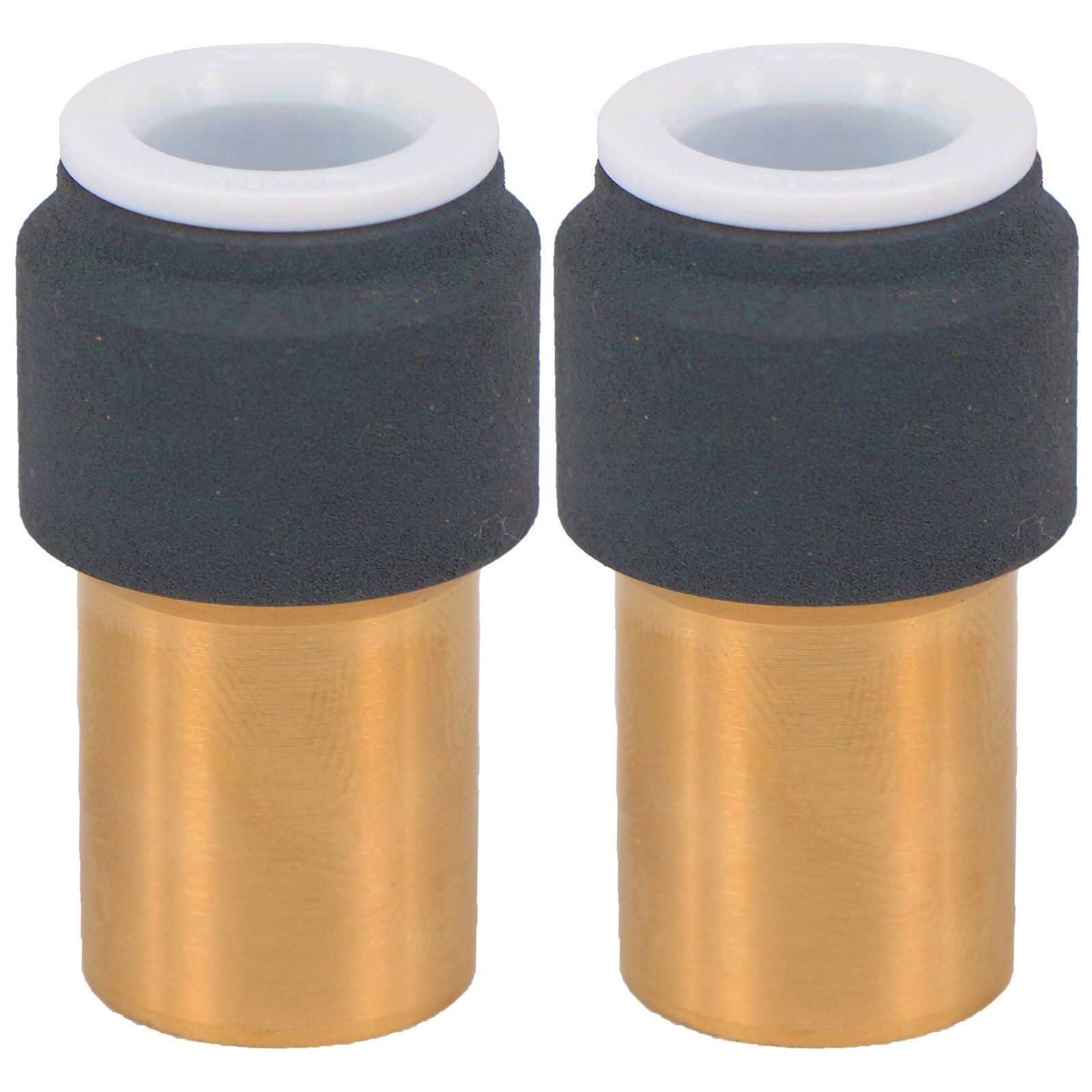 Radiator Valve 15mm x 10mm Pushfit Anthracite Speed fit Reducing Straight Stem 2