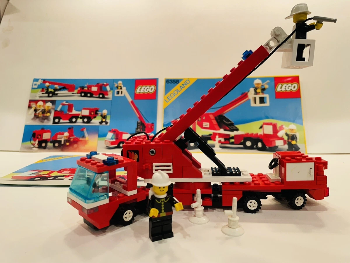 Lego Vintage Town Fire Dpmt Set 6358 100 Complete Orig. Owner eBay