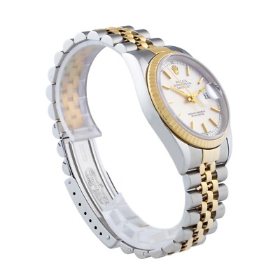 2002 Men's Rolex Datejust 16233 Stainless Steel & 18k Gold 36mm