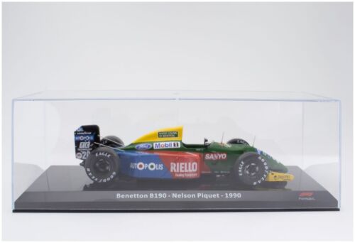 BENETTON B190 FORMULA 1 RACING CAR - NELSON PIQUET 1990 - 1:24 - INC STAND, CASE - Picture 3 of 4
