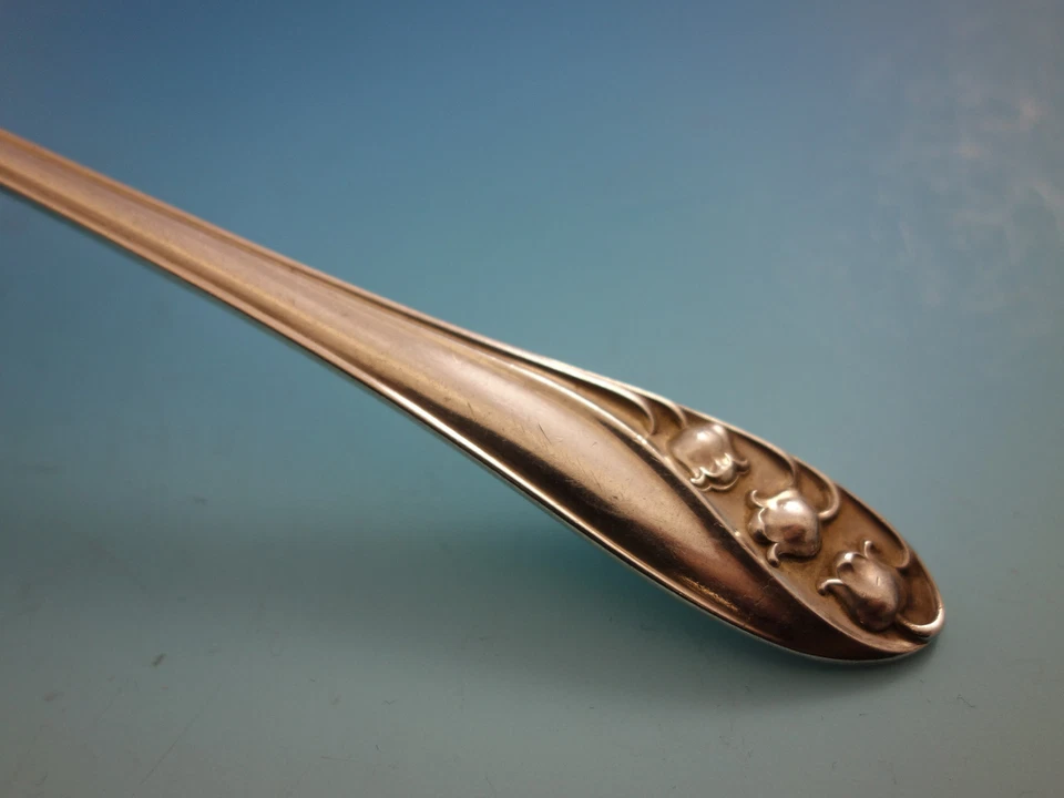 Столовые приборы Lily of the Valley от Gorham из чистого серебра набор из 12 предметов 48 шт. - Изображение 3 из 4