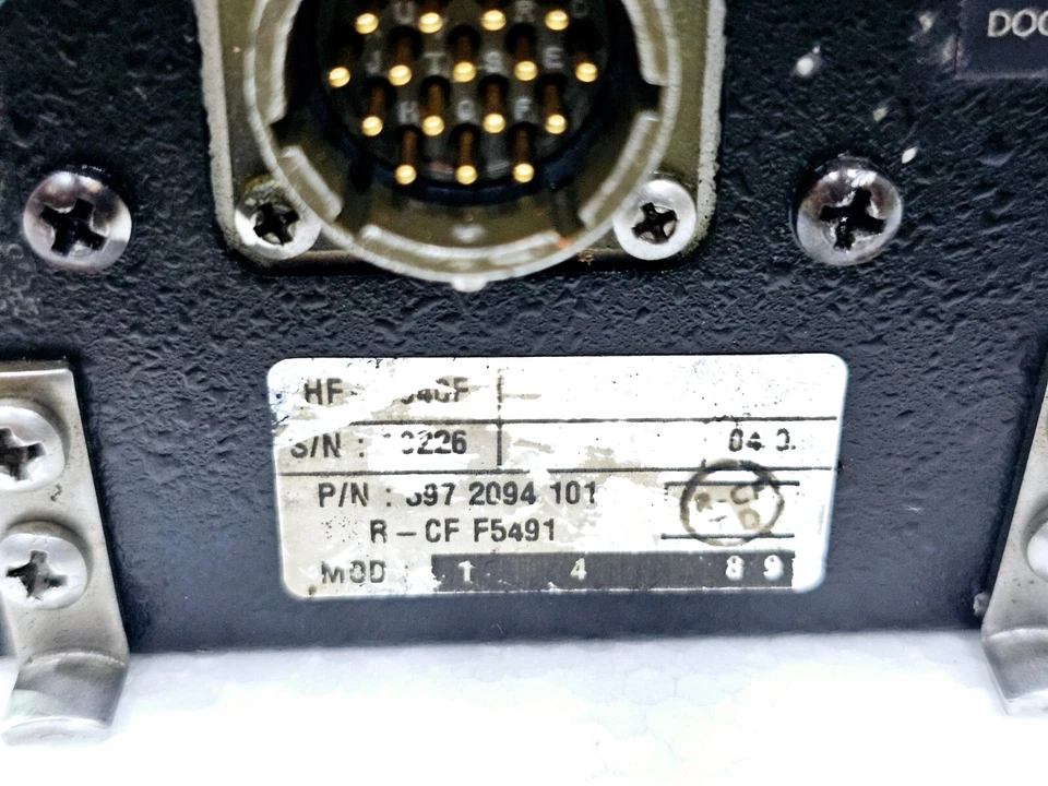 ROCKWELL COLLINS HF-9040 597 2094 101 AIRBORNE ANTENNA COUPLER Foto 3 de 4