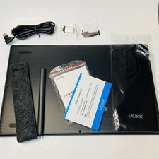 Drawing Tablet VEIKK A30 Graphic Pen Tablet with Gesture Touch Pad, 4 hotkeys