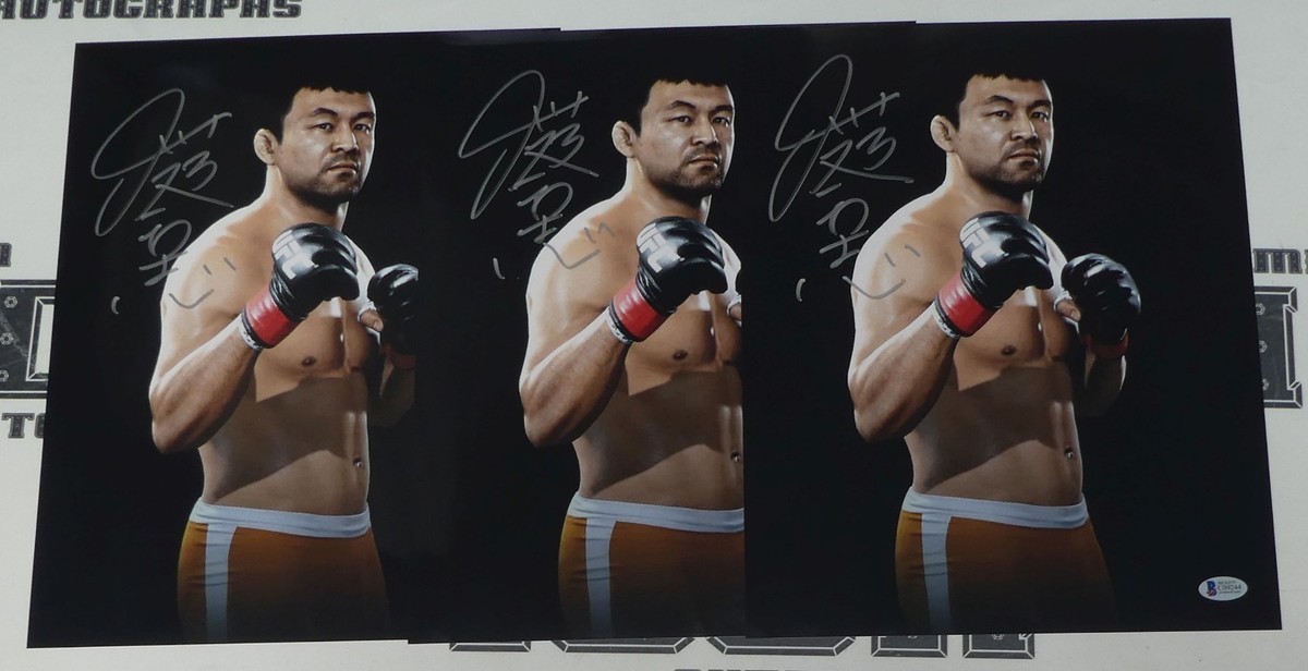 Kazushi Sakuraba Signed 11x14 Photo BAS COA UFC Pride FC Video