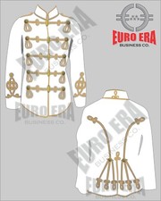 New Napoleonic Imperial Prussian Hussars Military Tunic Attila Jacket