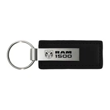  INC. Officially Licensed Black Leather Key Fob for Ram 1500