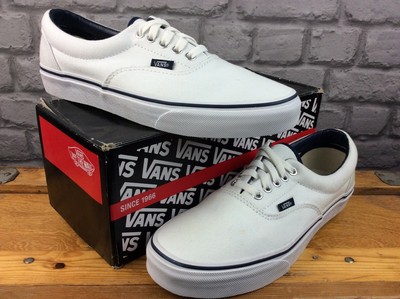 VANS MENS UK 8 EUR 42 ERA WHITE BLUE 