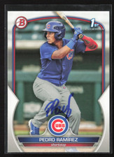 Pedro Ramirez Signed 2023 Bowman Paper #BP-2 1st Bowman Chicago Cubs