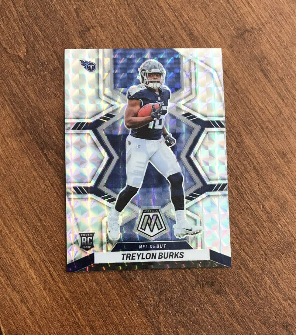 Treylon Burks 2022 Mosaic NFL Debut Silver Prizm Rookie #279 Arkansas Titans RC