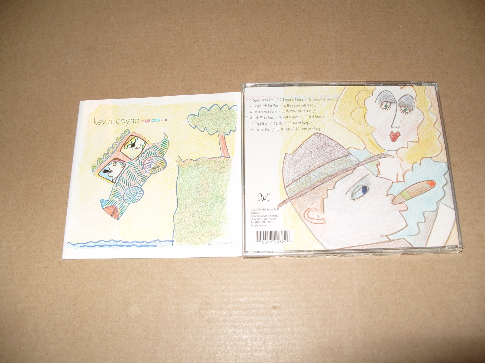 Sugar Candy Taxi by Kevin Coyne  1999 CD NEAR MINT / INLAYS EXCELLENT