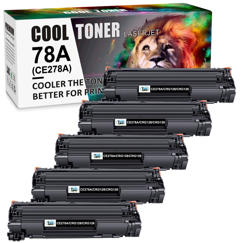 4 Toners Noirs CE278A/78A Compatibles HP Laserjet Pro M1536DNT - Neuf, Marque Visiodirect