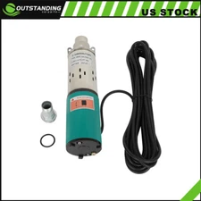 Solar Submersible Water Pump Stainless Steel Deep Well Green Max Head 40m 12v
