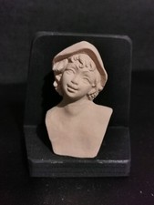 Testa Grezza Ragazzo Presepe Pastore Terracotta Personaggi Componibile cm 20/25 