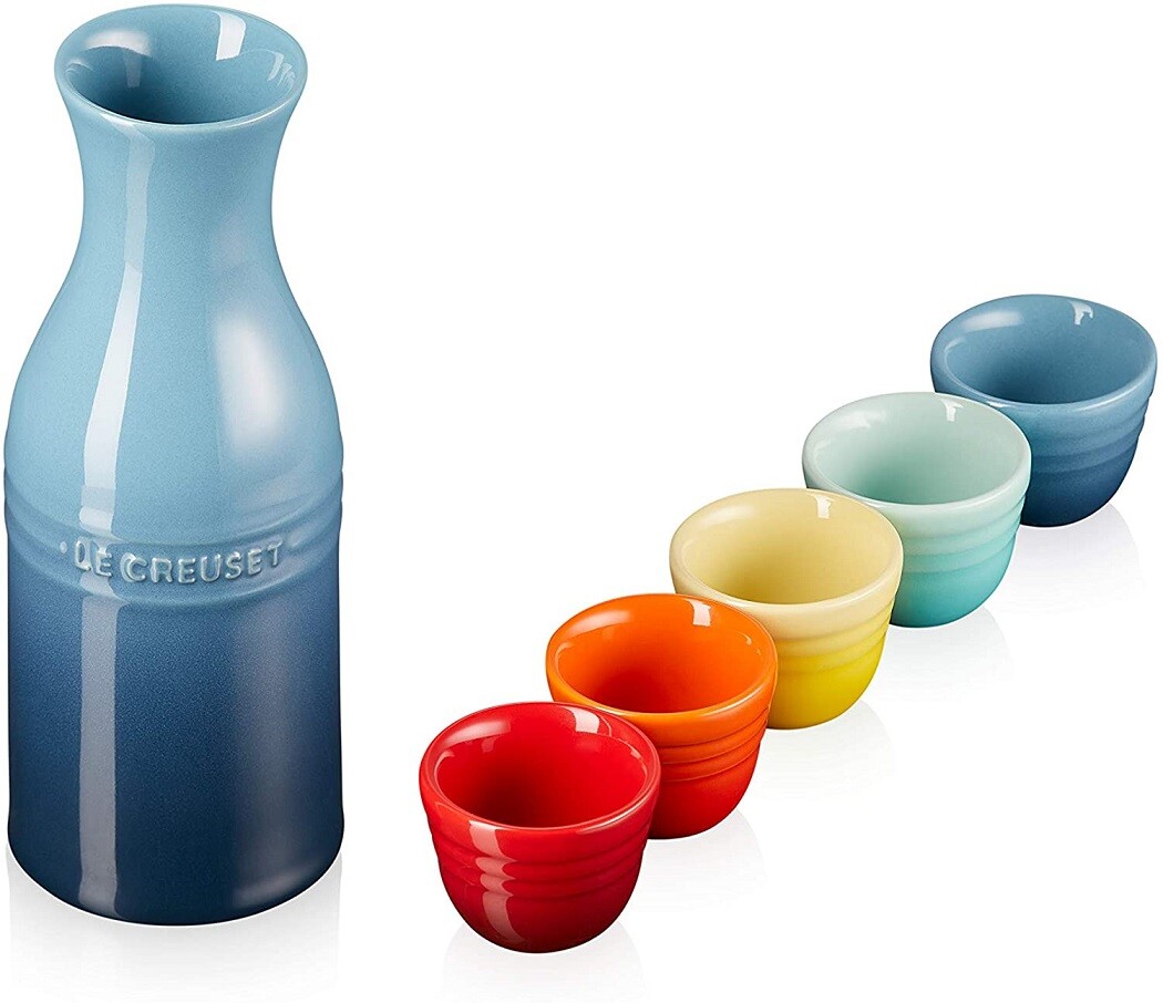 Le Creuset SAKE Set Rainbow Multi Color Japan NEW Drinkware | eBay