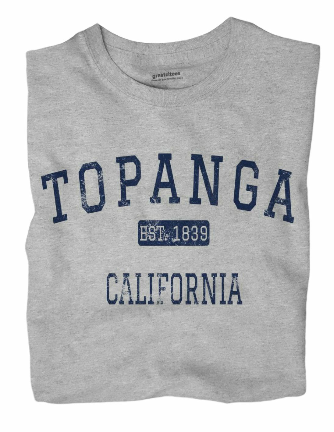 Topanga California CA T-Shirt EST