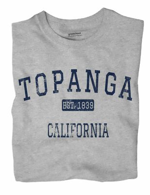 Topanga California CA T-Shirt EST
